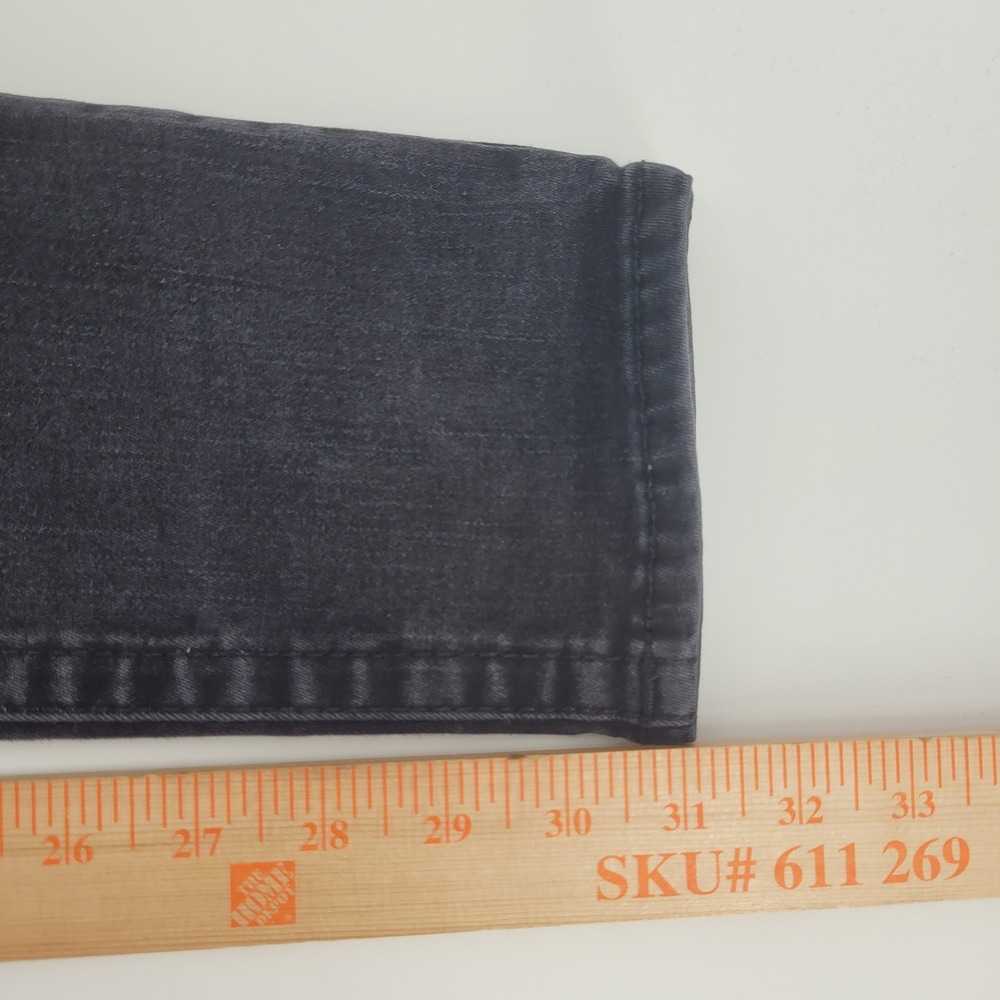 True Religion Stella Low Rise Skinny Jeans 30 Black Faded Denim Womens - Picture 5 of 8